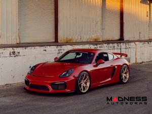 Porsche Cayman Custom Wheels - RS74 by Vossen - Patina Gold Porsche Cayman Custom Wheels - RS74 by Vossen - Patina Gold